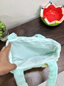 Sea Green - Pochacco Fur Tote Bag