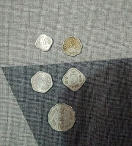 Old Coins 1,2,3,5,10 Paise 🤩