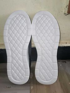 Tu Man Gray Knit Slip-On Sneakers(UK)