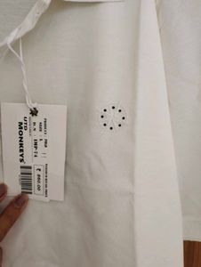 Men's White Polo T-Shirt