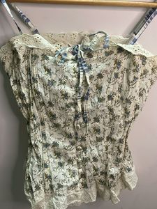 Floral Print Corset Top