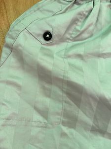 Stylish Grey Striped Shorts