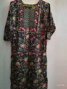 Beautiful Floral print Kurta set