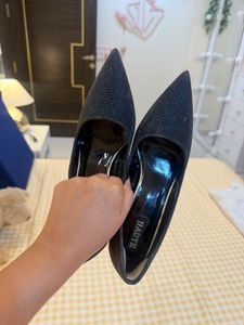 Sparkling Black Toe Heels check details