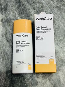 WishCare Daily Tinted Fluid Sunscreen SPF 50+