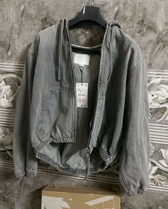 ZARA WASHED HOODED JACKET