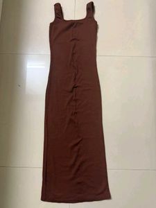 Brown Tank Dress