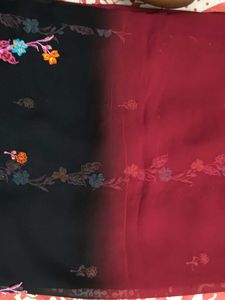 Black Zardosi Saree