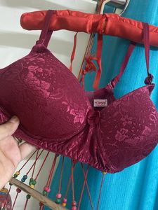 Burgundy Lace Lingerie Set