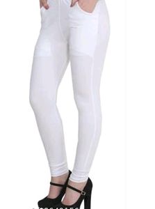 Women Leggings Black &amp; White (Pack Of 2)