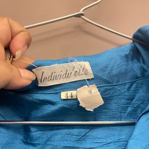 Stylish Blue Full Sleeve Shirt