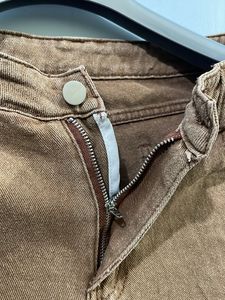 Wide Leg High waist Jeans (rough Looks)