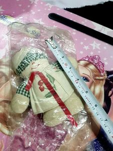 Vintage Cherry Embroidered Plush Doll