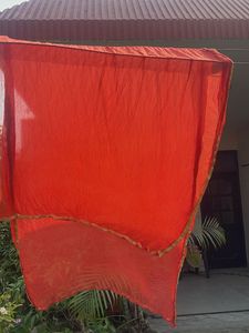 Vibrant Red Dupatta