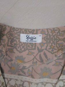 Vintage Floral Print Button-Up Cardigan