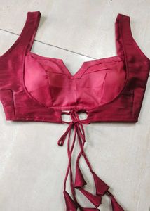 backless blouse padded