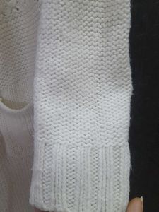 Long Woollen Shrug With Croatia Work