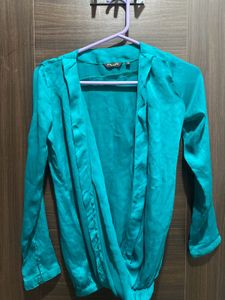 New Dark Silky Designer Top for Ladies
