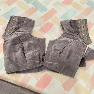 full beaded Saree blouse and peticoat