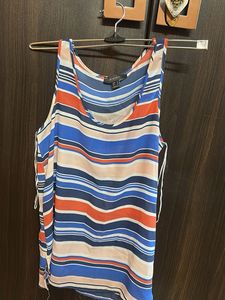 Colorful Striped Sleeveless Top