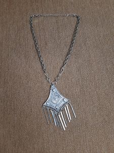Oxidized Boho Necklace Pendant.