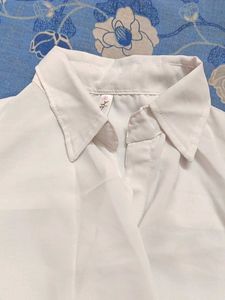 Elegant White Shirt Dress