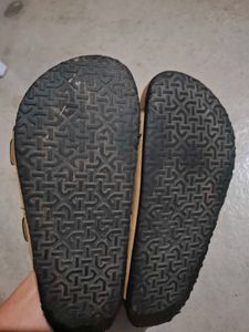 El Paso Buckles Open Toe Flats