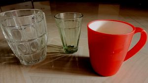 3 Set 2 Big Cups  &amp; 1 Tea Glass