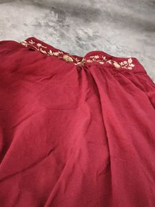 Elegant Maroon Ethnic Lehenga Choli