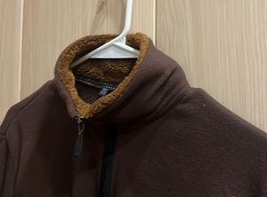 Brown Fleece Pullover