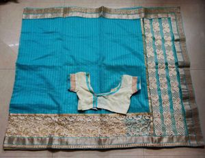 Elegant partyware saree with blouse