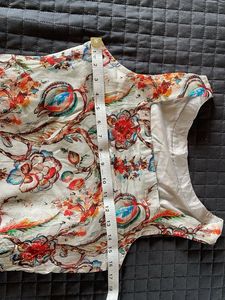 Light Blue Floral Sleeveless Mini Dress