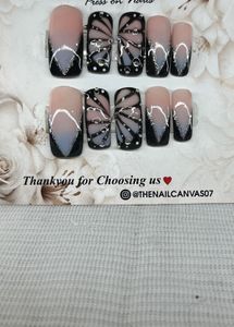 Butterfly Press-On Nails Set