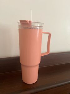 Large Pink Tumbler with Straw/ sipper