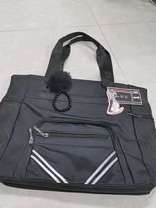 Stylish Black Tote Bag