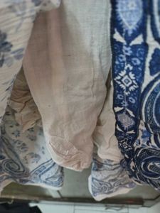 Blue Floral Wrap Dress