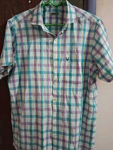 Men's Checked Short Sleeve Shirt