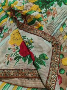 Elegant Peach Patterned Dupatta