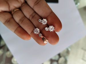 Rose Gold 925 Necklace Set With Hallmark