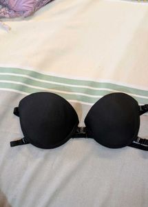 Black Strapless Bra 32B