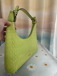 Lime Green Forever Glam Hobo Bag