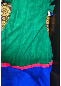 Elegant Green Embroidered Anarkali