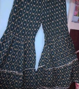 Beautiful Yellow Kurta with Sharara Set