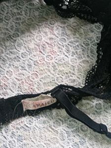 Elegant Black Lace Bra