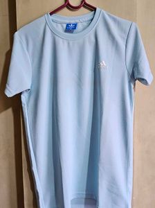 Adidas Light Blue T-Shirt