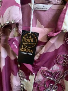 Floral Print Embellished Kurta with pant party wea