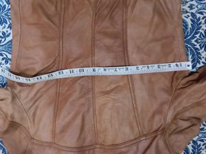 Brown Faux Leather Jacket