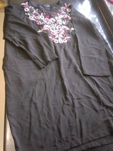 Beautiful Black Embroidery Top