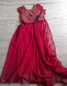 Beautiful Pink Saree