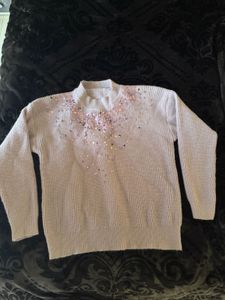 Sequin Detail Knit Sweater